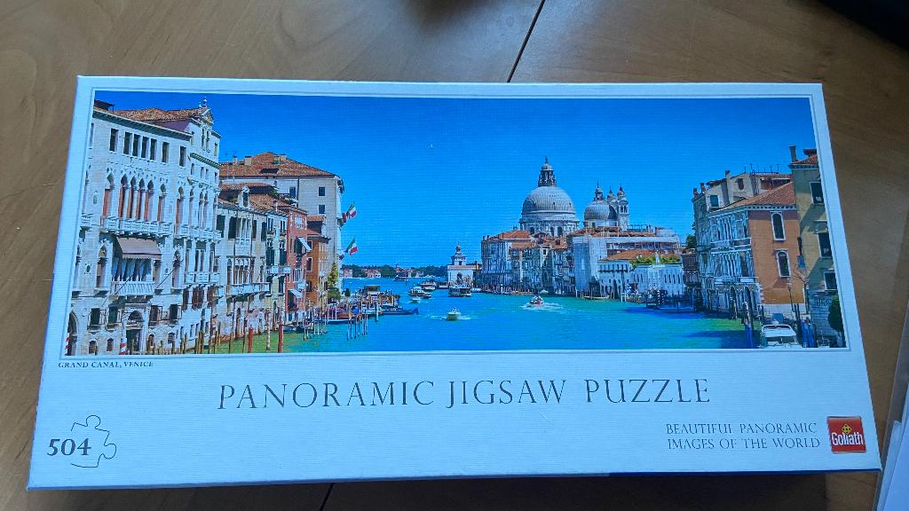 Panorama puzzel Venetië 500 stuks, Ophalen, 500 t/m 1500 stukjes, Zo goed als nieuw, Legpuzzel