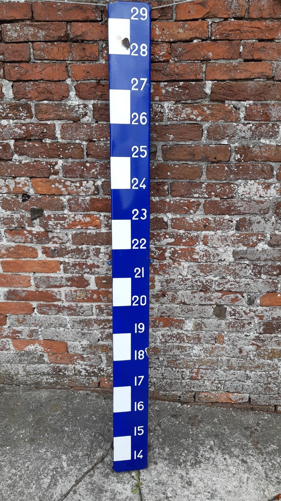 Emaille Peilschaal, Antiek en Kunst, Ophalen