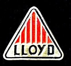 Lloyd speld groot formaat, Verzamelen, Verzenden, Zo goed als nieuw, Transport, Speldje of Pin