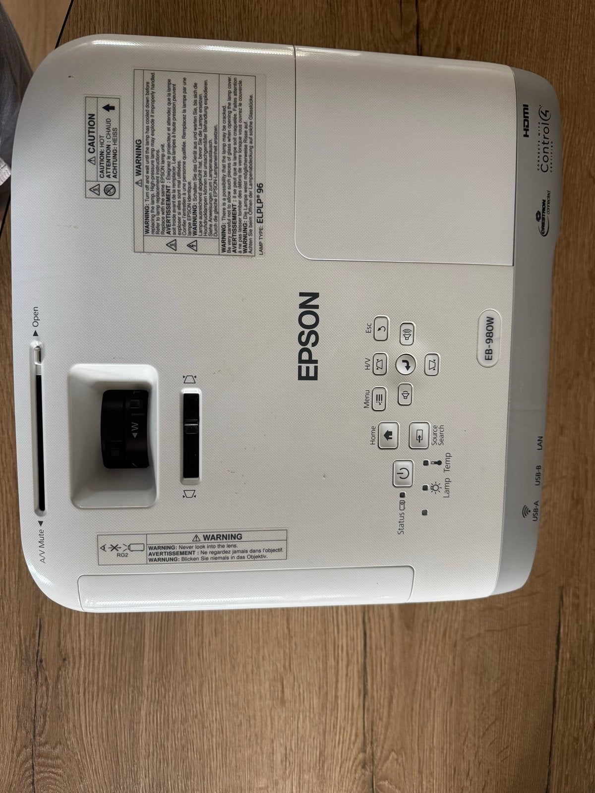 Epson EB-980W LCD Projector - Inclusief nieuwe lamp!, Ophalen of Verzenden, Zo goed als nieuw, LCD, HD (720)