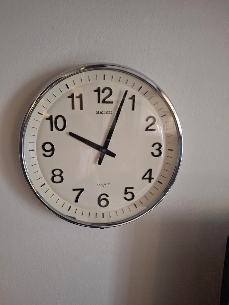Seiko wandklok, Huis en Inrichting, Woonaccessoires | Klokken, Ophalen of Verzenden