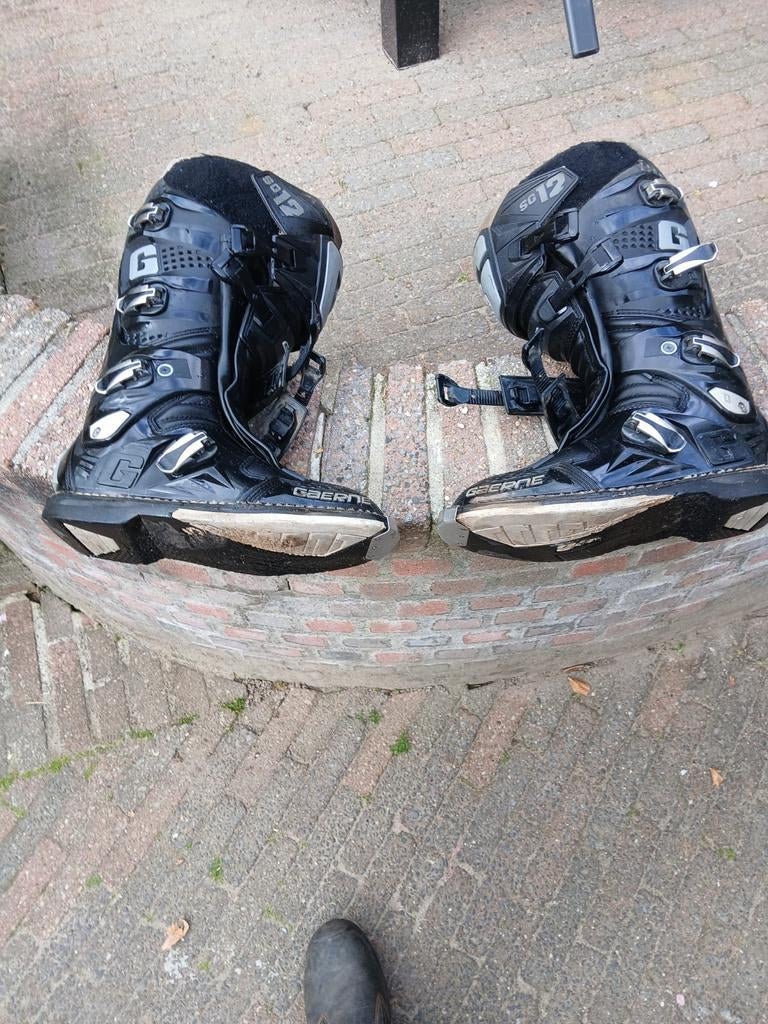 Gaerne SG-12 Cross Motorlaarzen - Zwart maat 44, Motoren, Heren, Ophalen of Verzenden, Gaerne, Laarzen