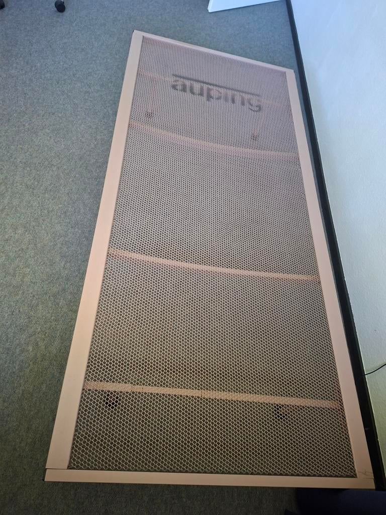 Auping eenpersoonsbed met stevige spiraalbodem, Huis en Inrichting, Slaapkamer | Bedden, Gebruikt, Eenpersoons, 90 cm, Metaal