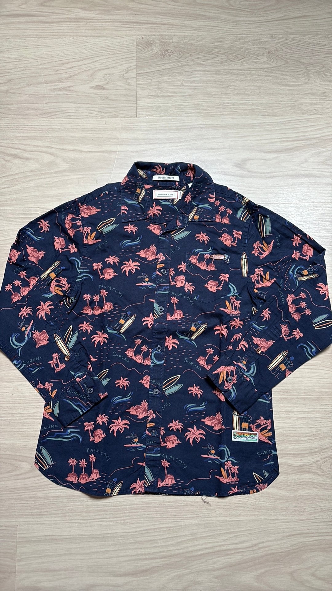 NIEUW Scotch & Soda 140, Ophalen of Verzenden, Nieuw, Jongen, Overhemd of Blouse