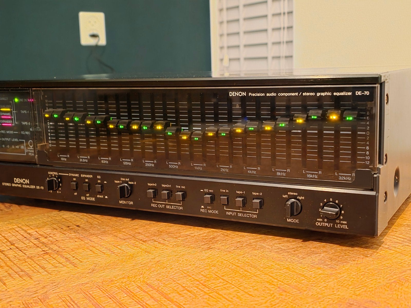 Denon DE-70 Stereo Graphic Equalizer, Audio, Tv en Foto, Ophalen, Gebruikt, Denon