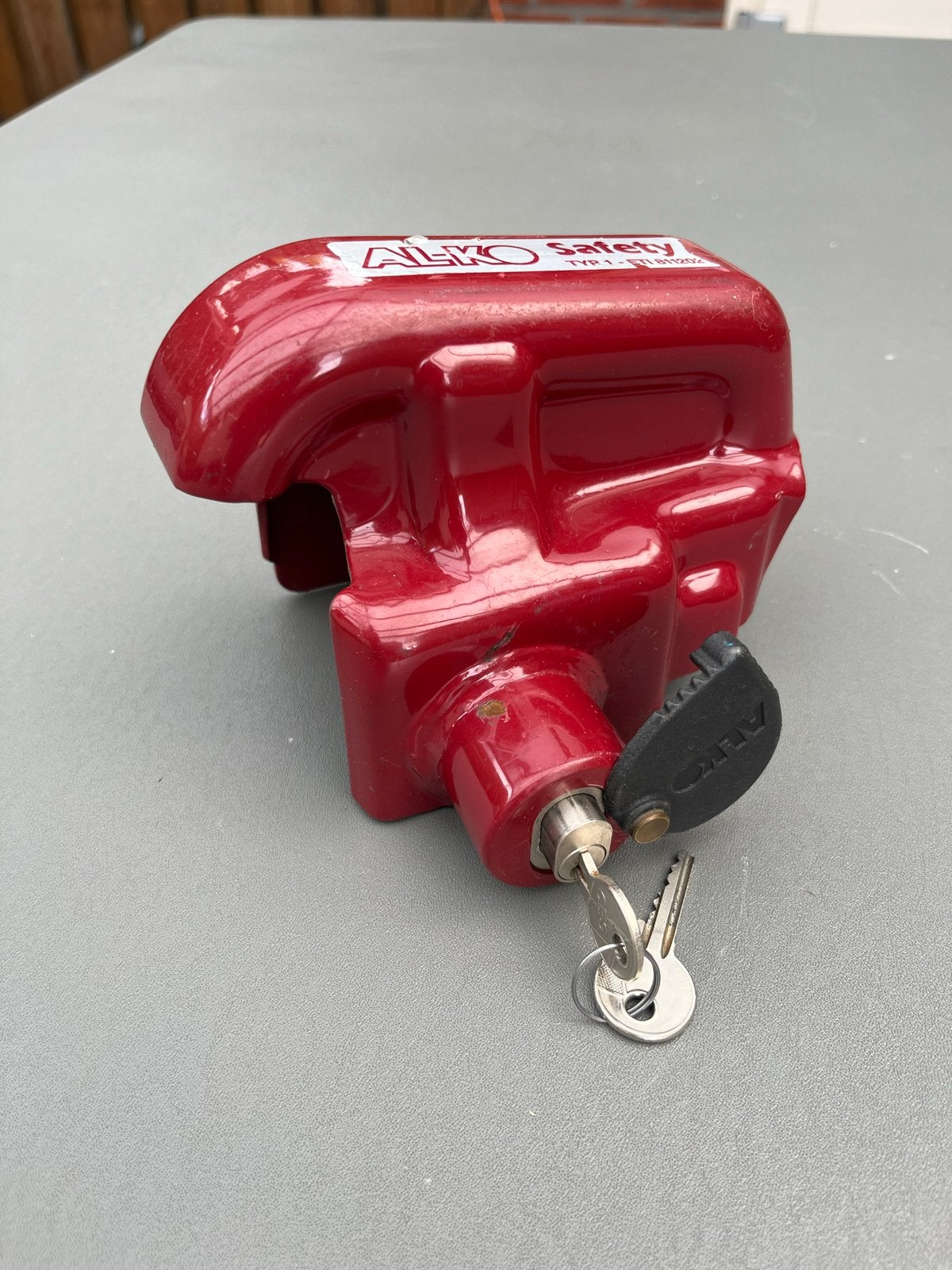 AL-KO Safety Koppeling Slot Rood - Type 1 - FTI 811202, Caravans en Kamperen, Ophalen of Verzenden, Gebruikt