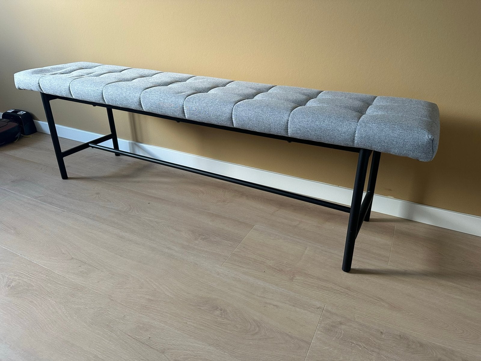 Multifunctionele Grijze Bank / Bankje (Actona) – 160 cm, Ophalen, Zo goed als nieuw, Eén, Stof