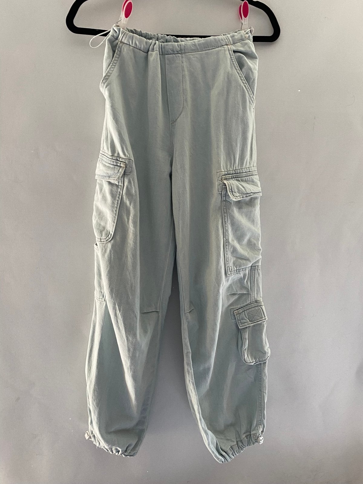 Zara cargo spijkerbroek lichtblauw | Maat 164 (13-14 jaar), Kinderen en Baby's, Kinderkleding | Maat 164, Ophalen of Verzenden