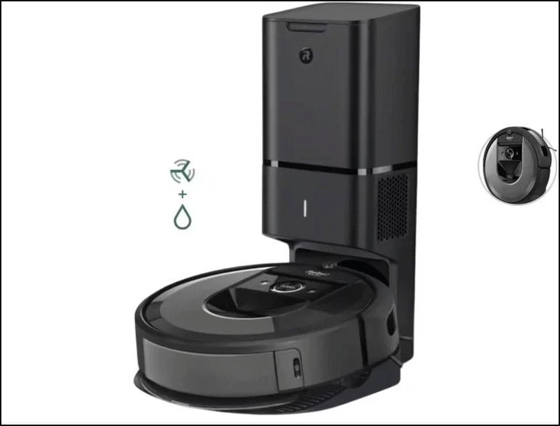 iRobot Roomba Robotstofzuiger & Dweil Combo i8+, IRobot, Ophalen of Verzenden, Zo goed als nieuw, Robotstofzuiger