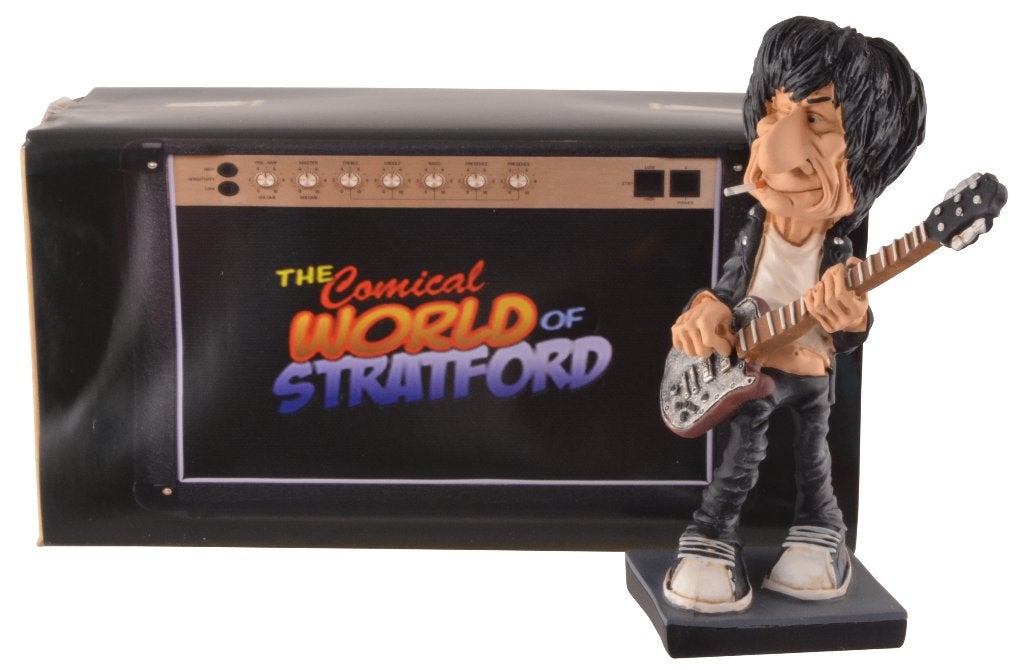 Ron Wood Rolling Stones beeldje by Warren Stratford deco, Info@deconoord.nl, Deco Noord, Nieuw, Ophalen of Verzenden