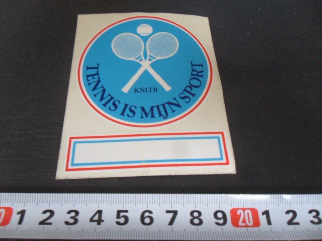 sticker KNLTB TENNIS is mijn sport, Ophalen of Verzenden, Zo goed als nieuw