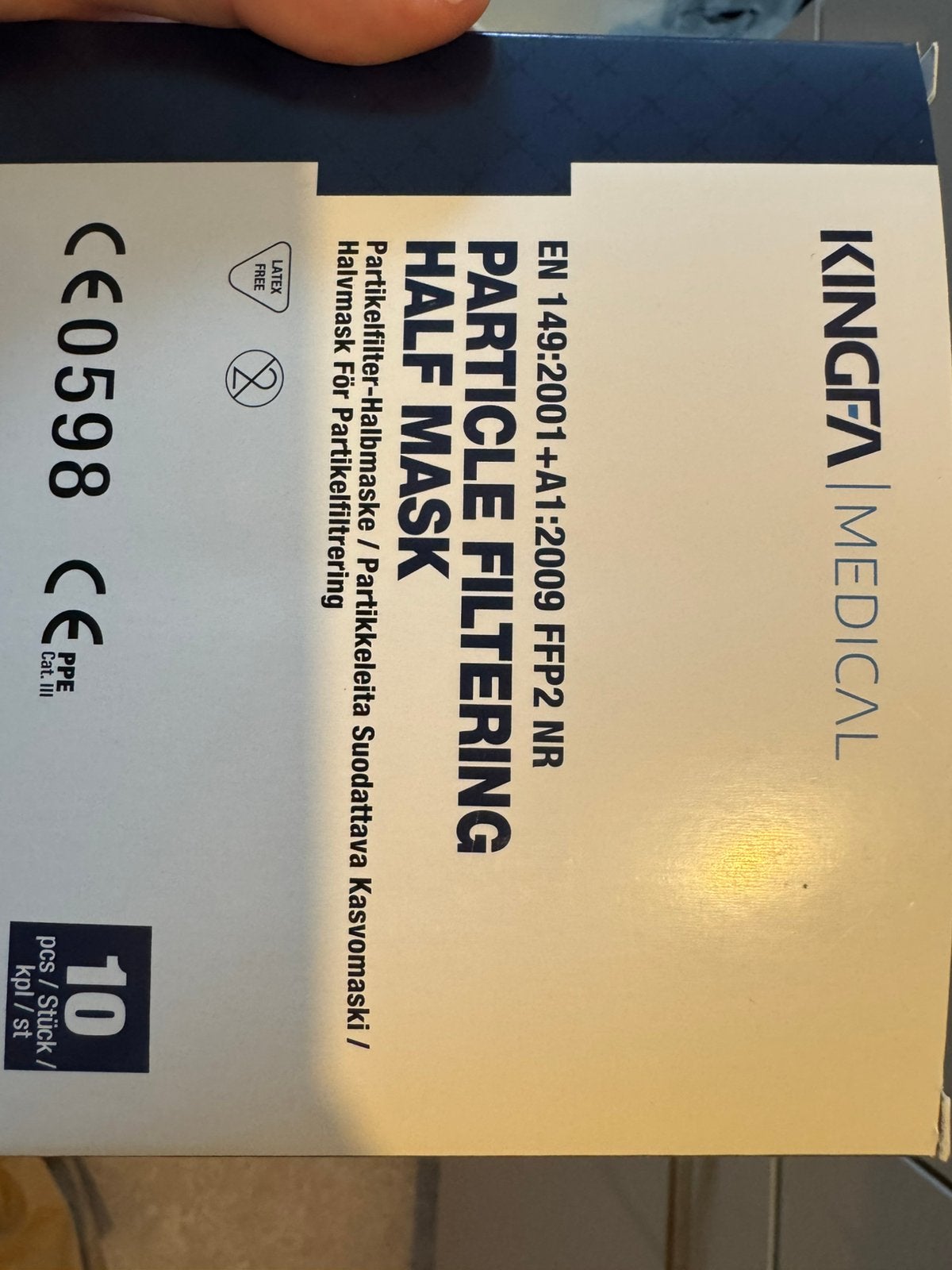 10*ffp2 mask, Kleding | Heren, Ophalen of Verzenden, Nieuw