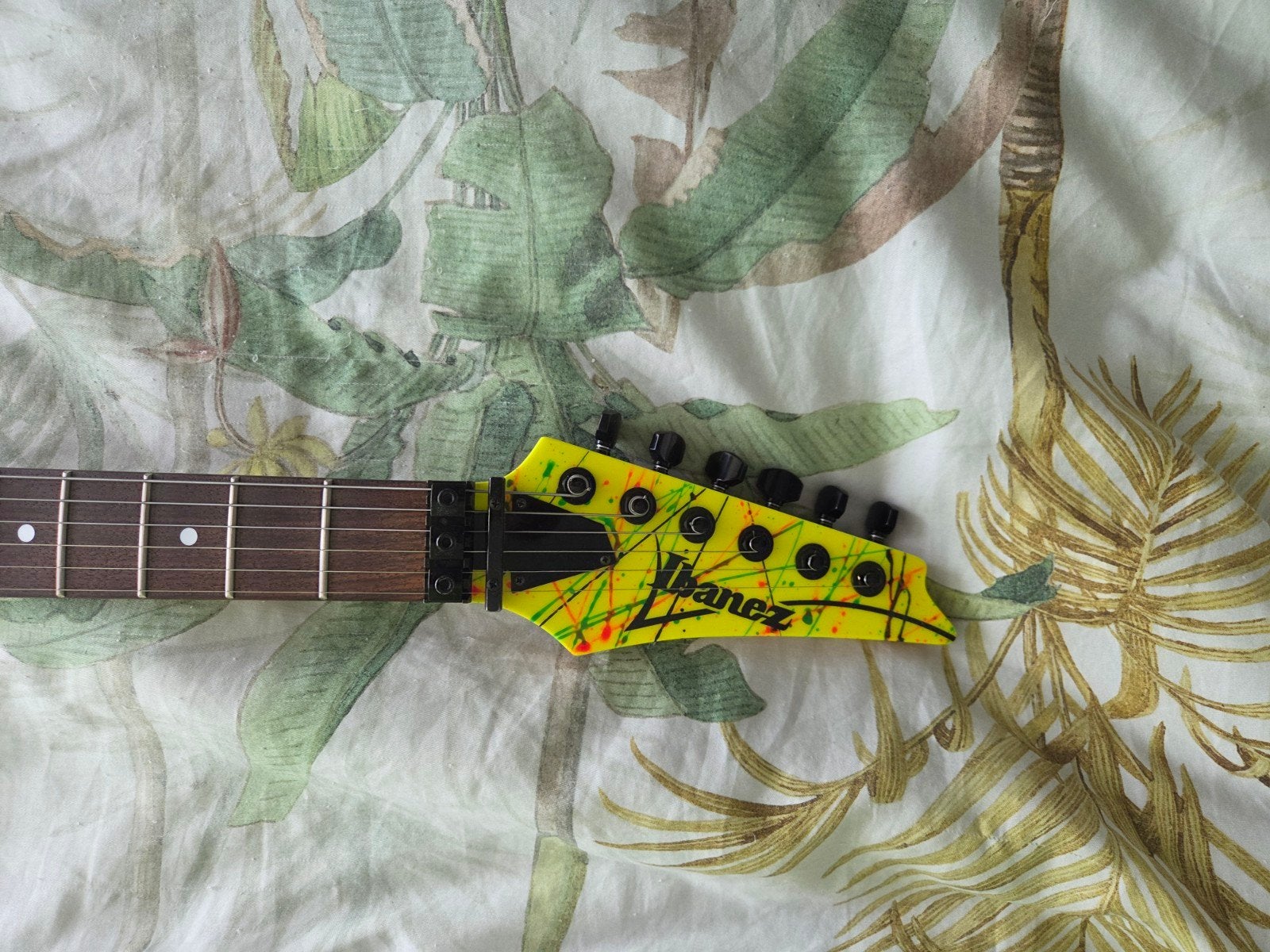 Ibanez RG505bk - refinished, Ophalen of Verzenden, Zo goed als nieuw, Solid body, Ibanez