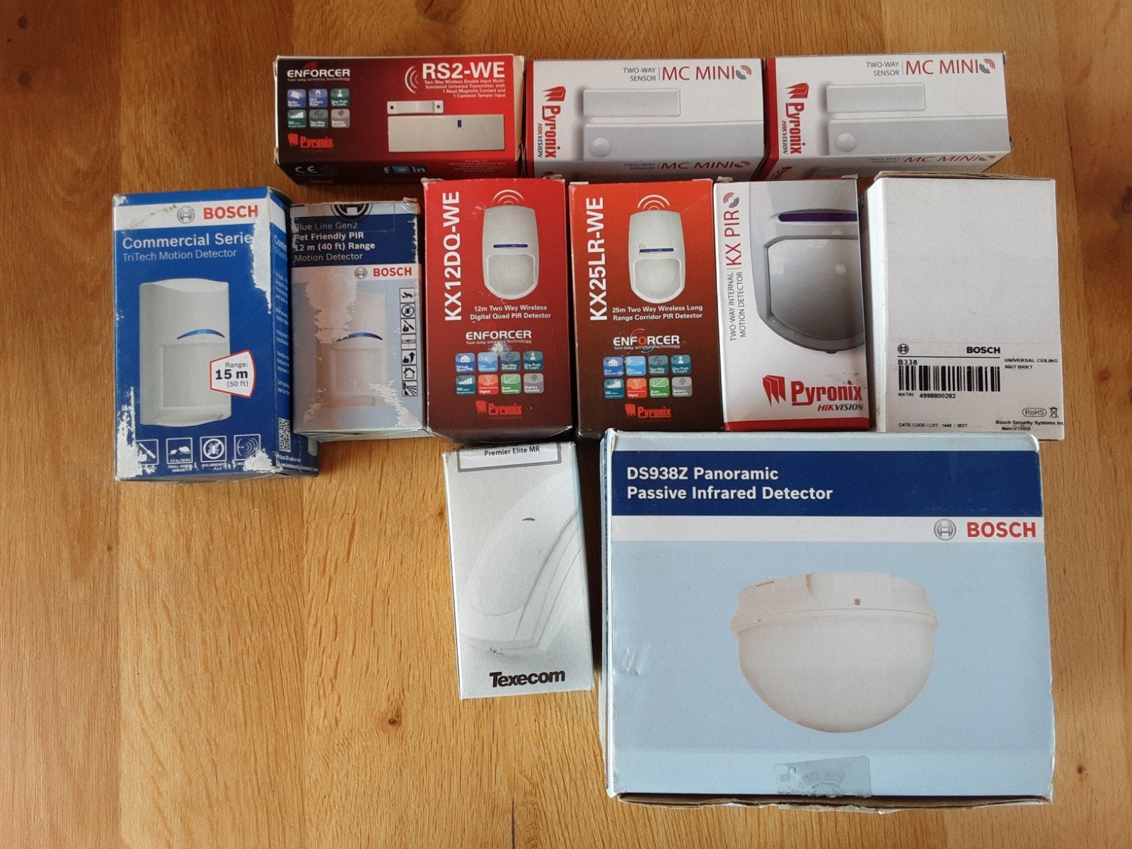 Diverse Beveiligingssensoren en Detectoren - Nieuw in doos, Beweging, Detector, Sensor of Melder, Nieuw, Ophalen of Verzenden