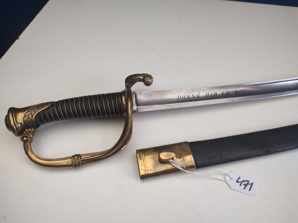 Sabel # 471 - Frankrijk - Donné par le Roi, Verzamelen, Verzenden, Landmacht, Overige gebieden, Zwaard of Sabel