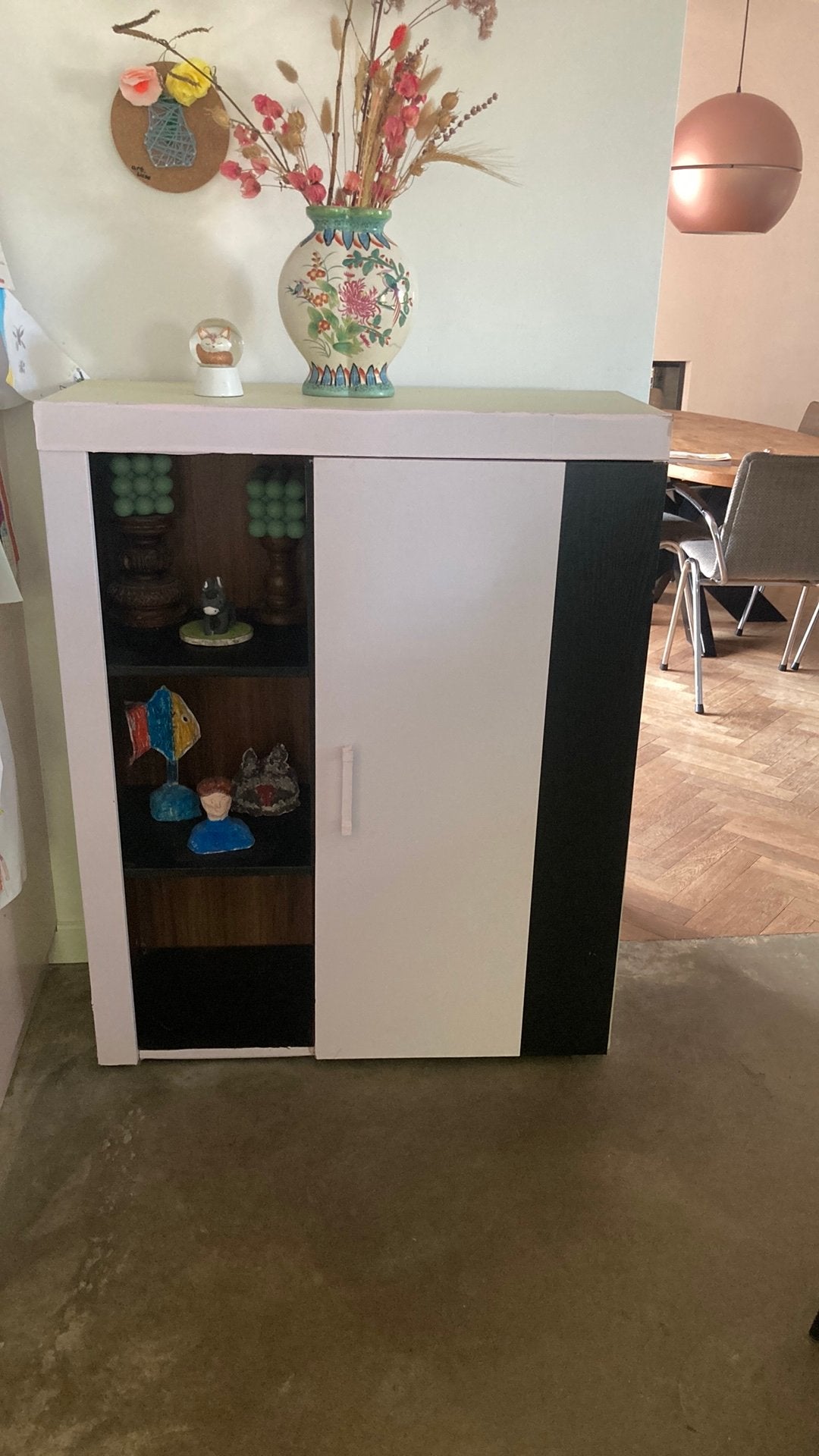 Wandkastje gratis, Huis en Inrichting, Ophalen, Gebruikt, 100 tot 150 cm, 50 tot 100 cm