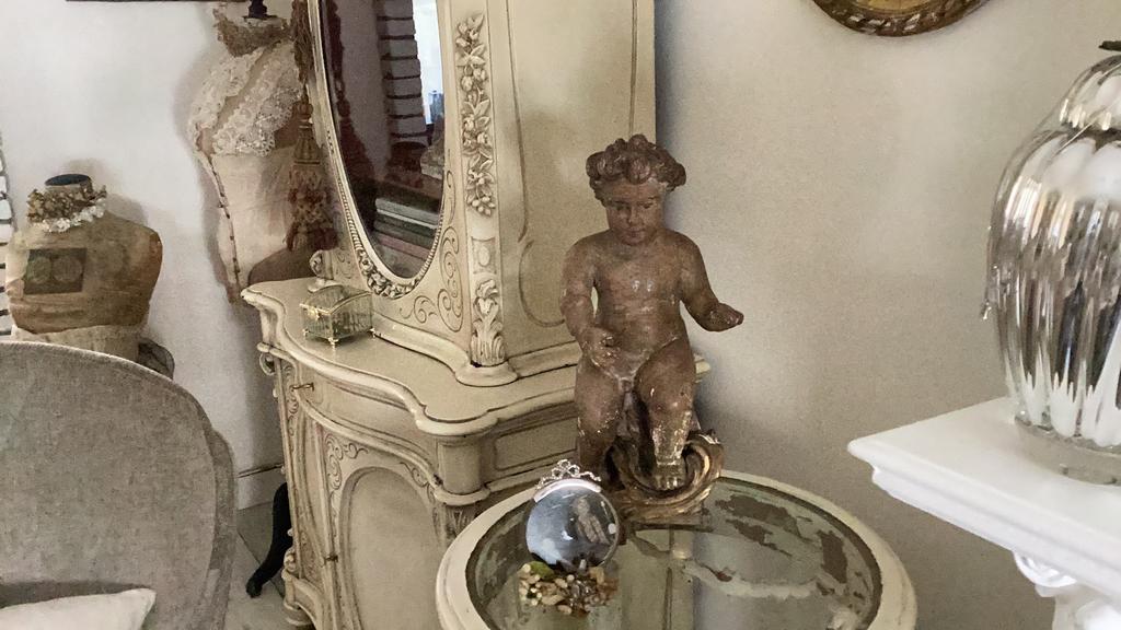 Antieke houten putti