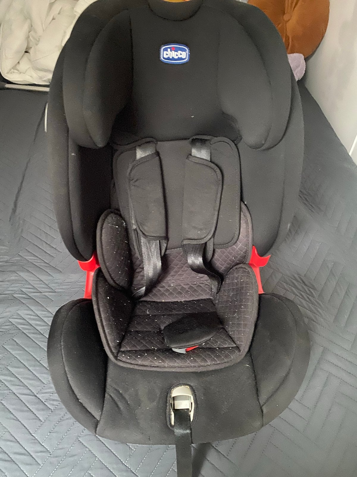Chicco autostoel met Isofix - Zwart, Ophalen, Autogordel of Isofix, Gebruikt, Zijbescherming