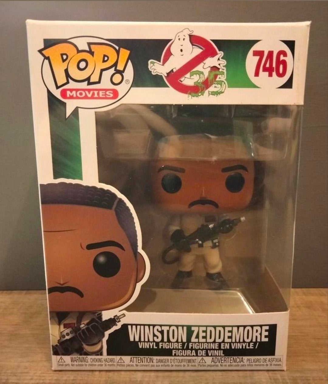 746 Winston Zeddemore Ghostbusters Funko Pop, Ophalen of Verzenden, Zo goed als nieuw