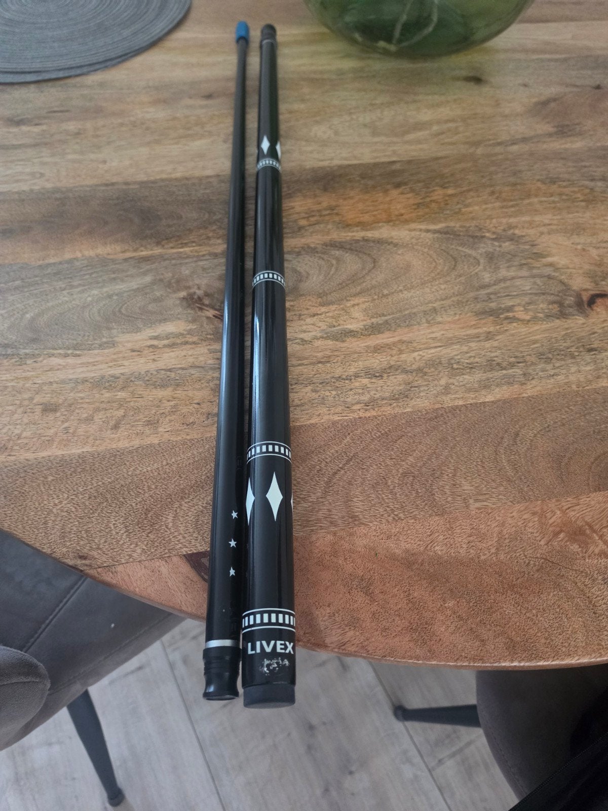 Biljartkeu Carbon 10mm 18oz - Livex, Ophalen of Verzenden, Zo goed als nieuw, Keu of Ballen
