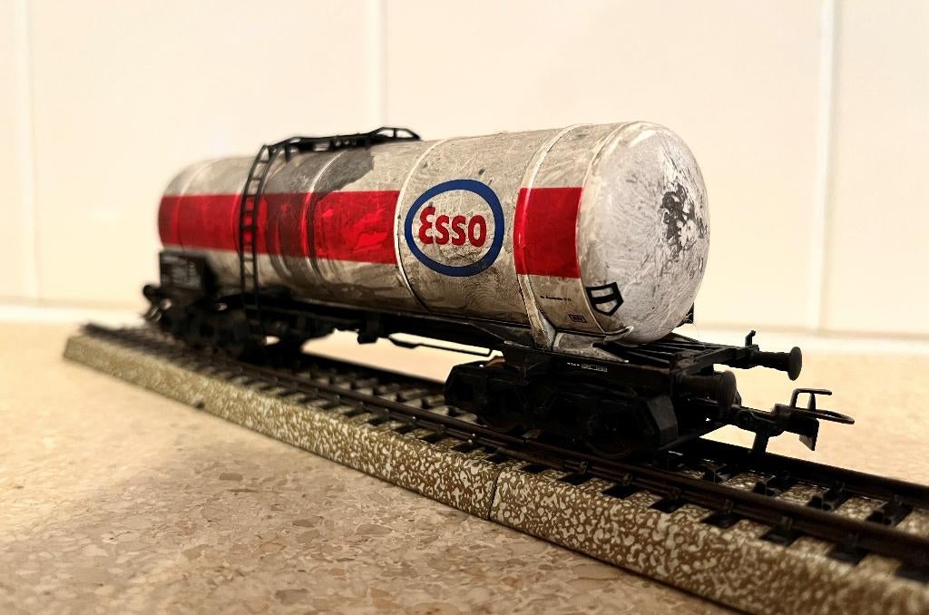 Märklin H0 treinset met loc, wagons, rails, tunnel & huisjes, Hobby en Vrije tijd, Gelijkstroom, Ophalen of Verzenden, Märklin