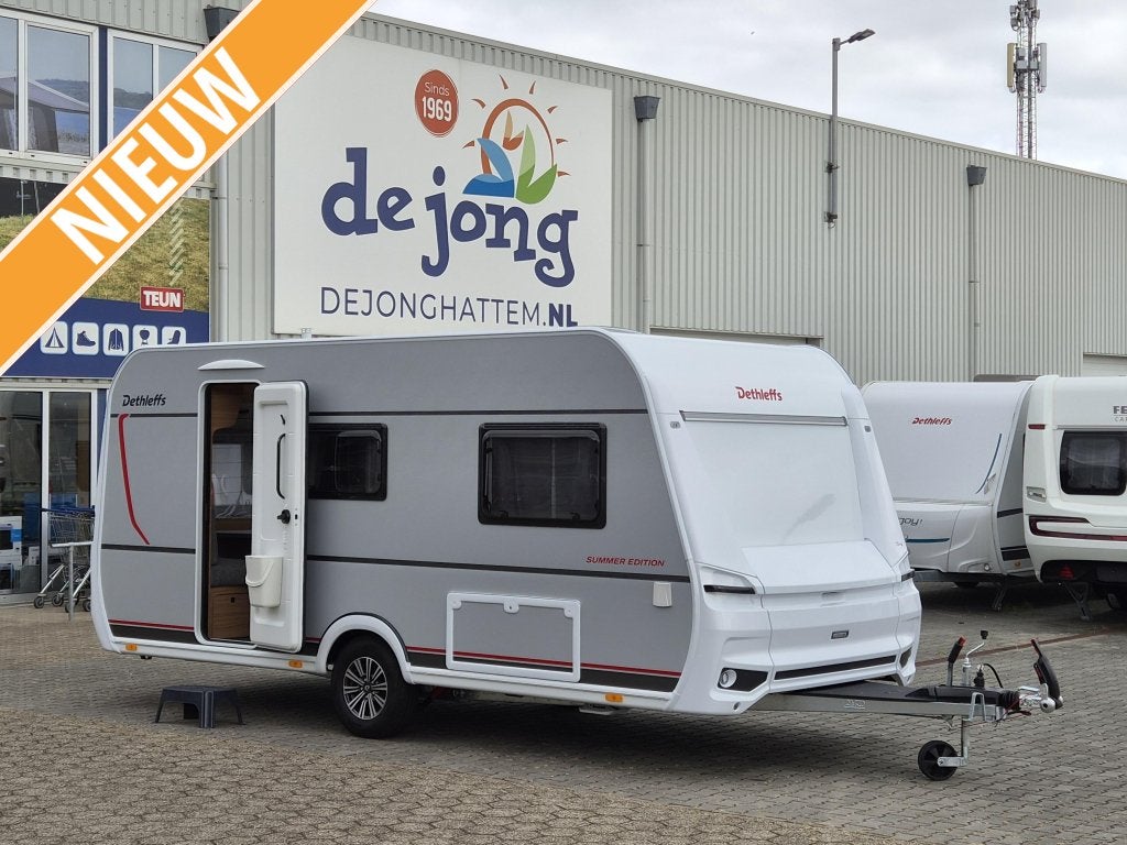 Dethleffs Summer Edition 460 EL Enkele bedden, Standaardzit, Bedrijf, Dethleffs, Schokbreker