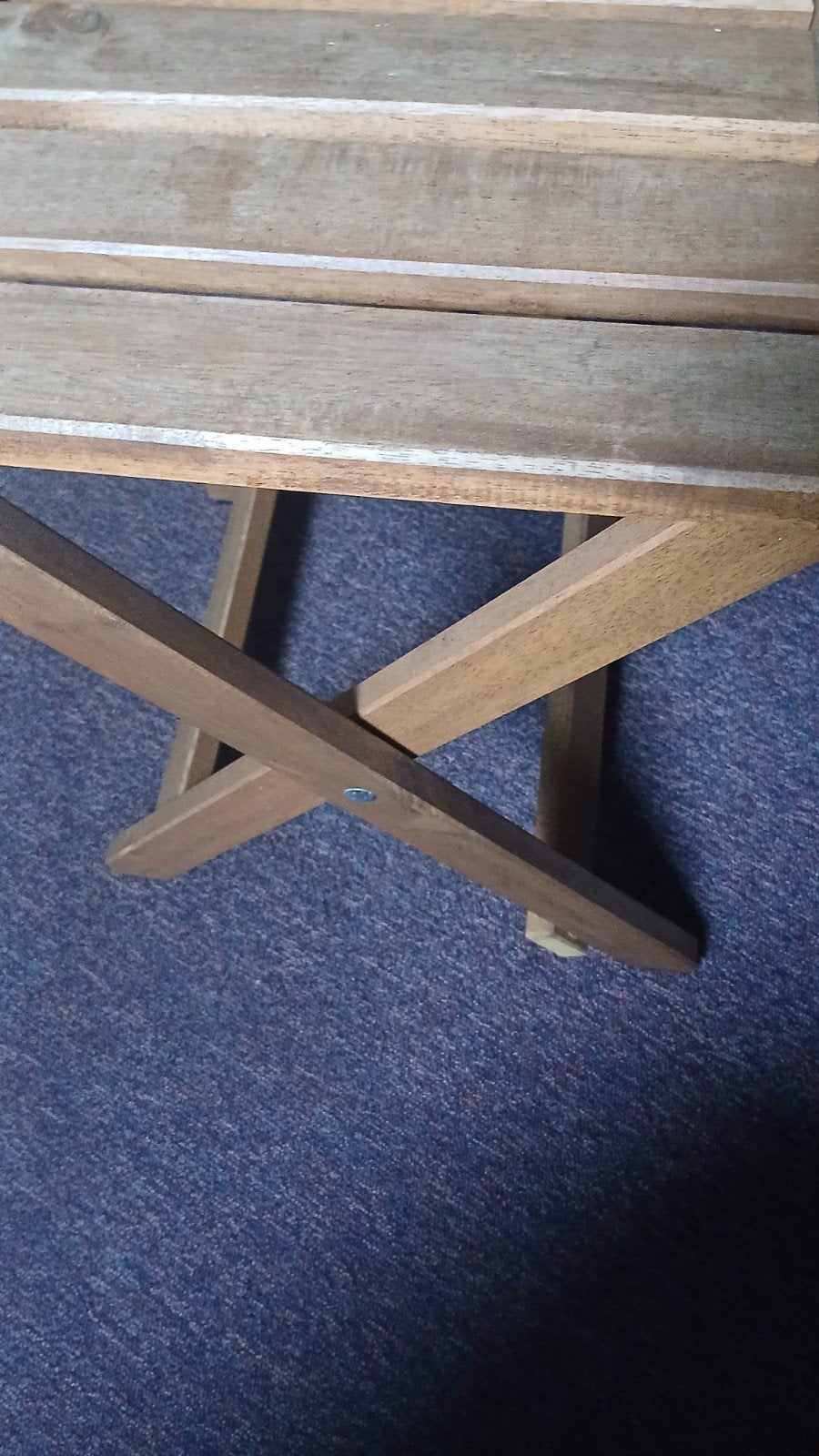 2 tuinstoelen + tafeltje, Ophalen, Eén