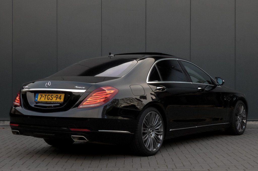 Mercedes-Benz S-klasse 500 4Matic Lang Edition 1 | STOELMASS, Gebruikt, Zwart, Vierwielaandrijving, Sedan