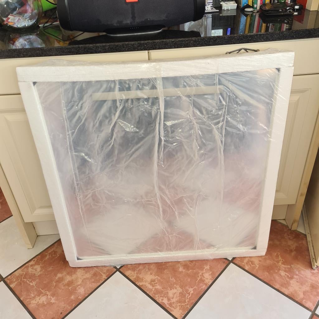 80 bij 80 spiegel, Ophalen, Overige typen, Nieuw, 50 tot 100 cm