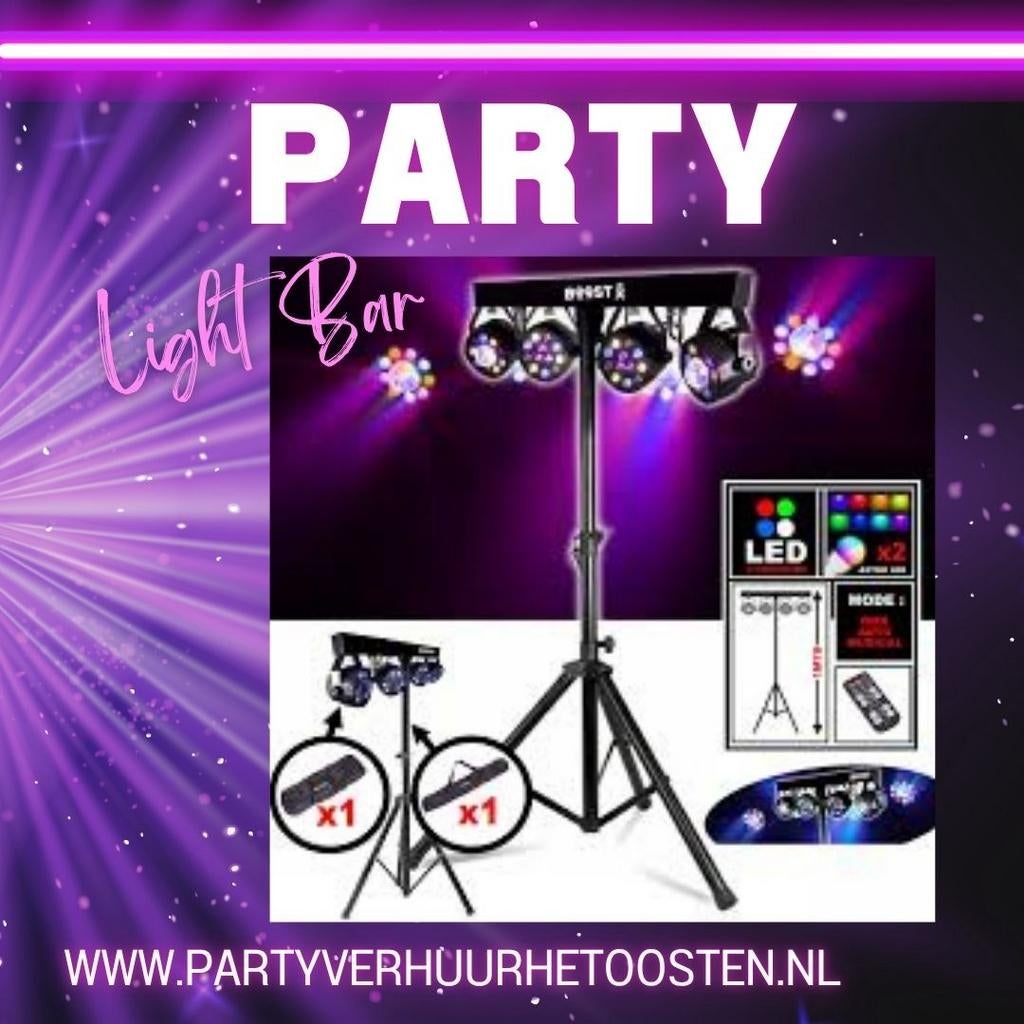 Verhuur van partyverlichting Party Verhuur Het Oosten, Ophalen, Zo goed als nieuw, Verjaardag