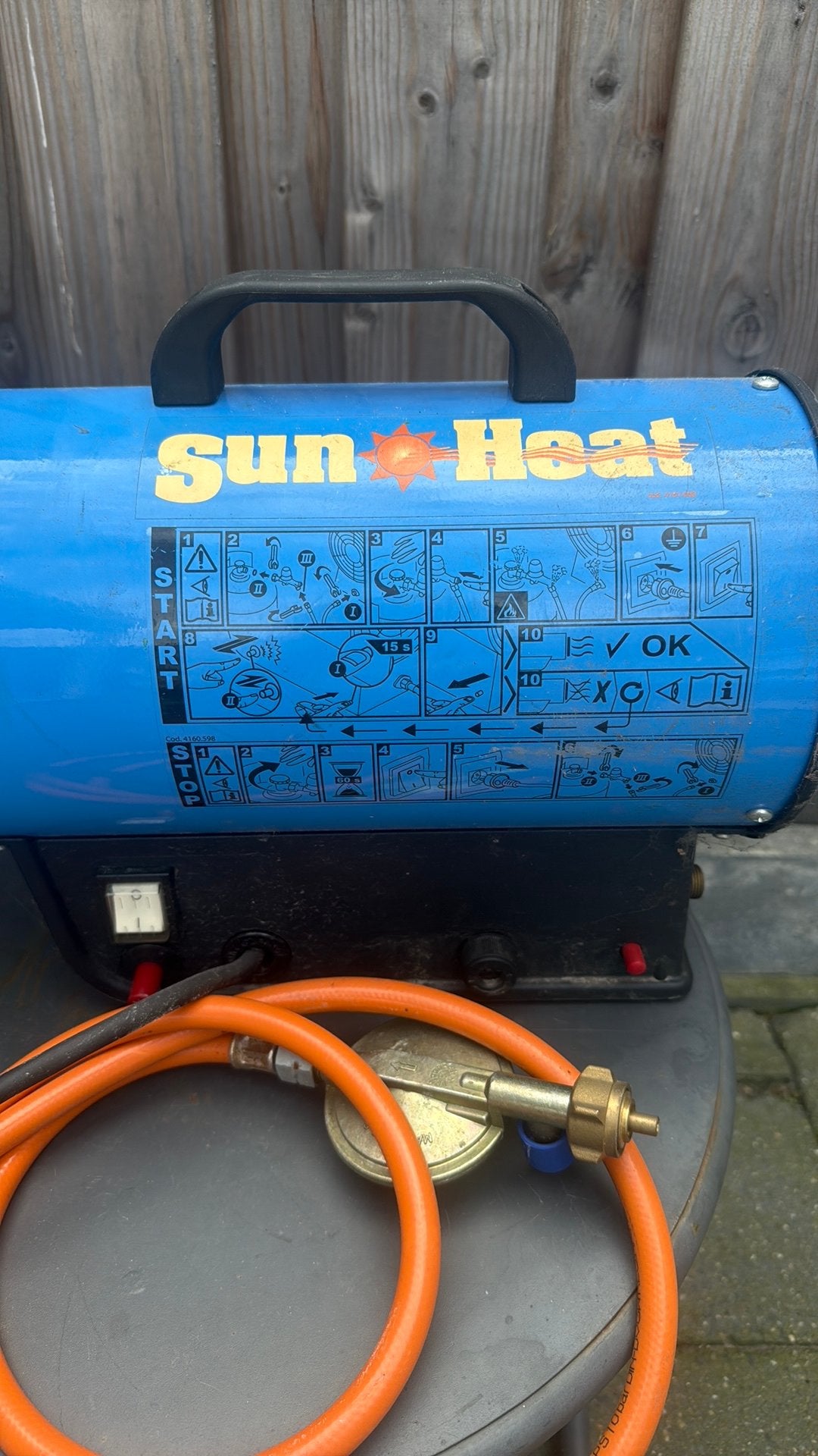 Gas Heater, Ophalen, Gebruikt, Gas