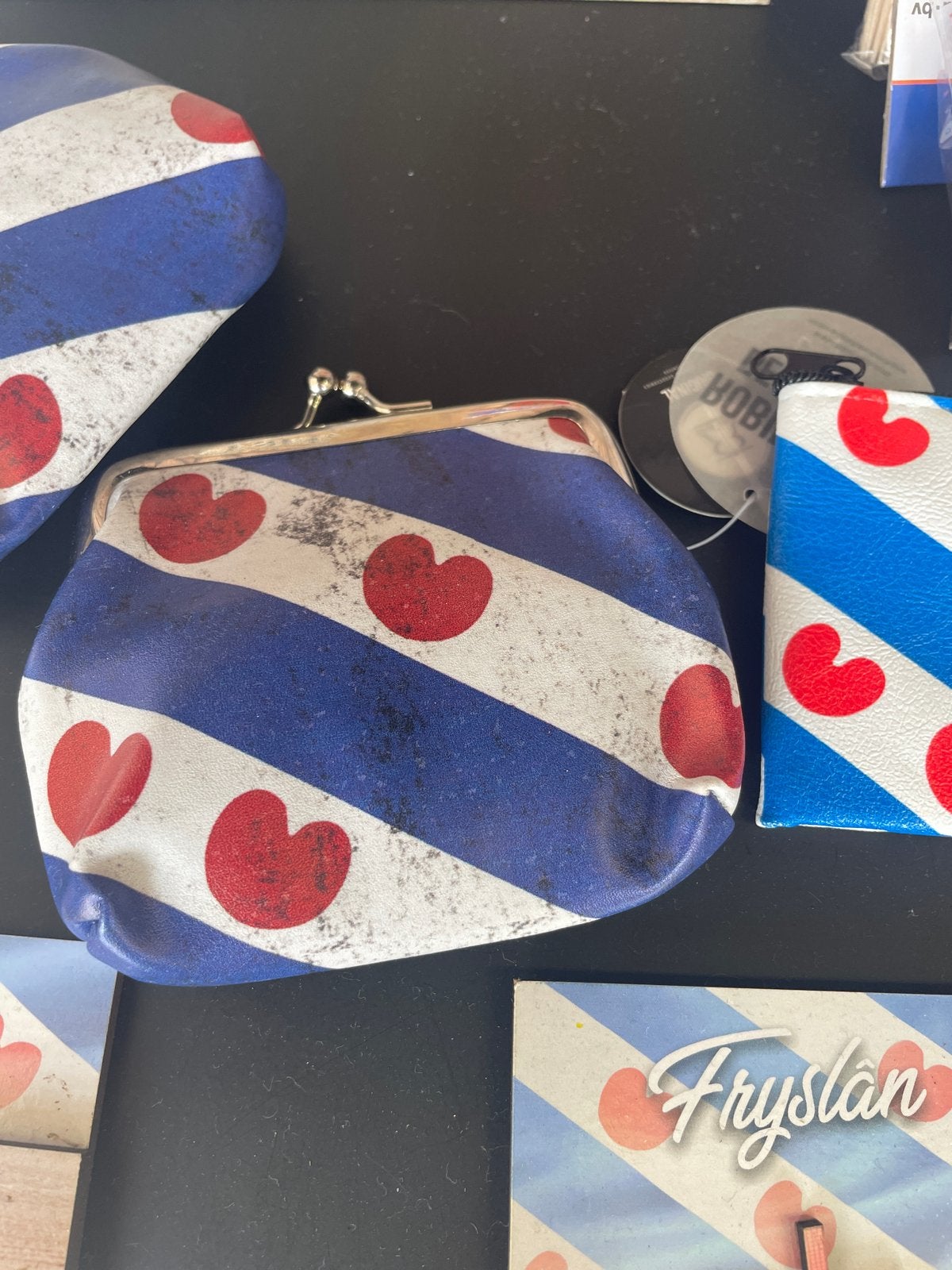 Friese vlag portemonnee met knipsluiting, Overige merken, Blauw, Nieuw, Ophalen of Verzenden