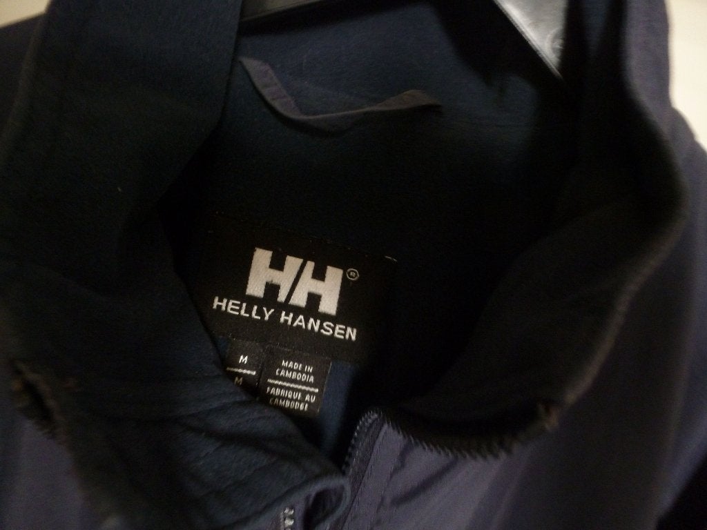HELLY HANSEN softshell jack blauw M -GRATIS zend, Verzenden, Helly Hansen, Overige typen, Zo goed als nieuw