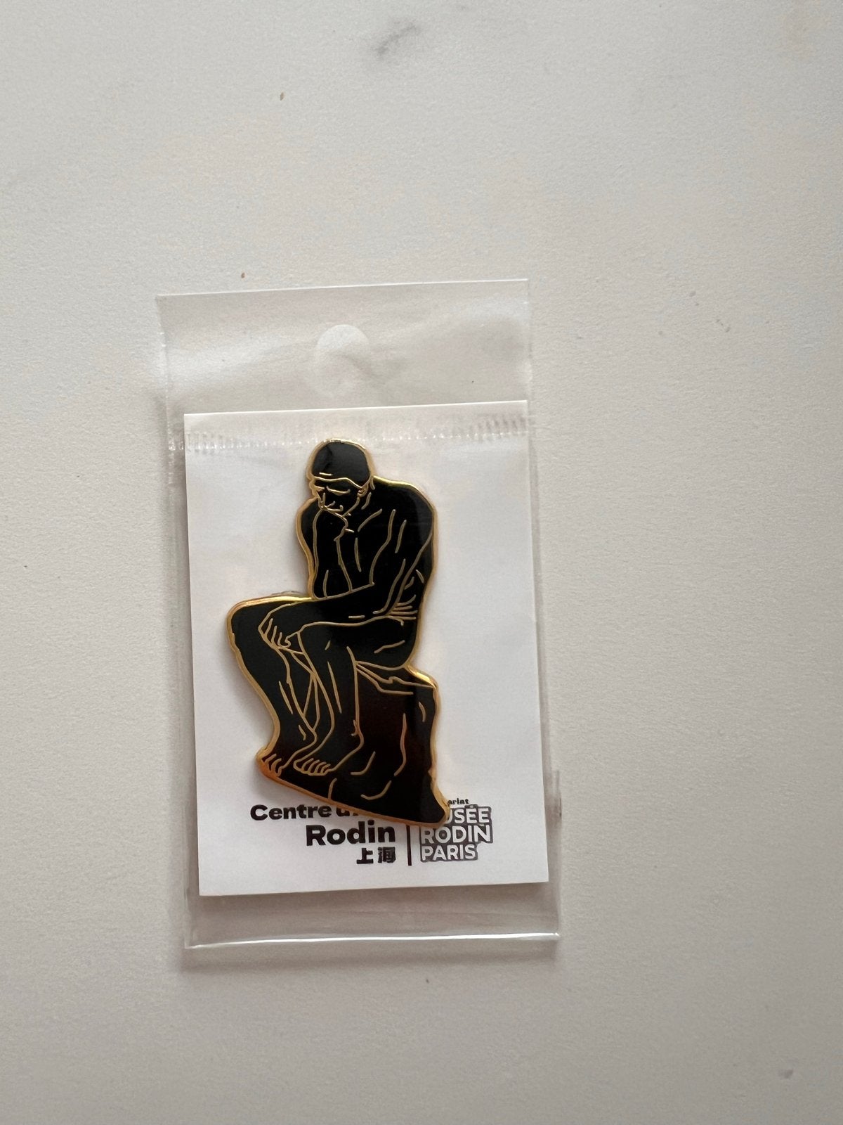 Magneet sticker 'De Denker' Rodin Museum Parijs, Ophalen of Verzenden, Nieuw, Overige typen