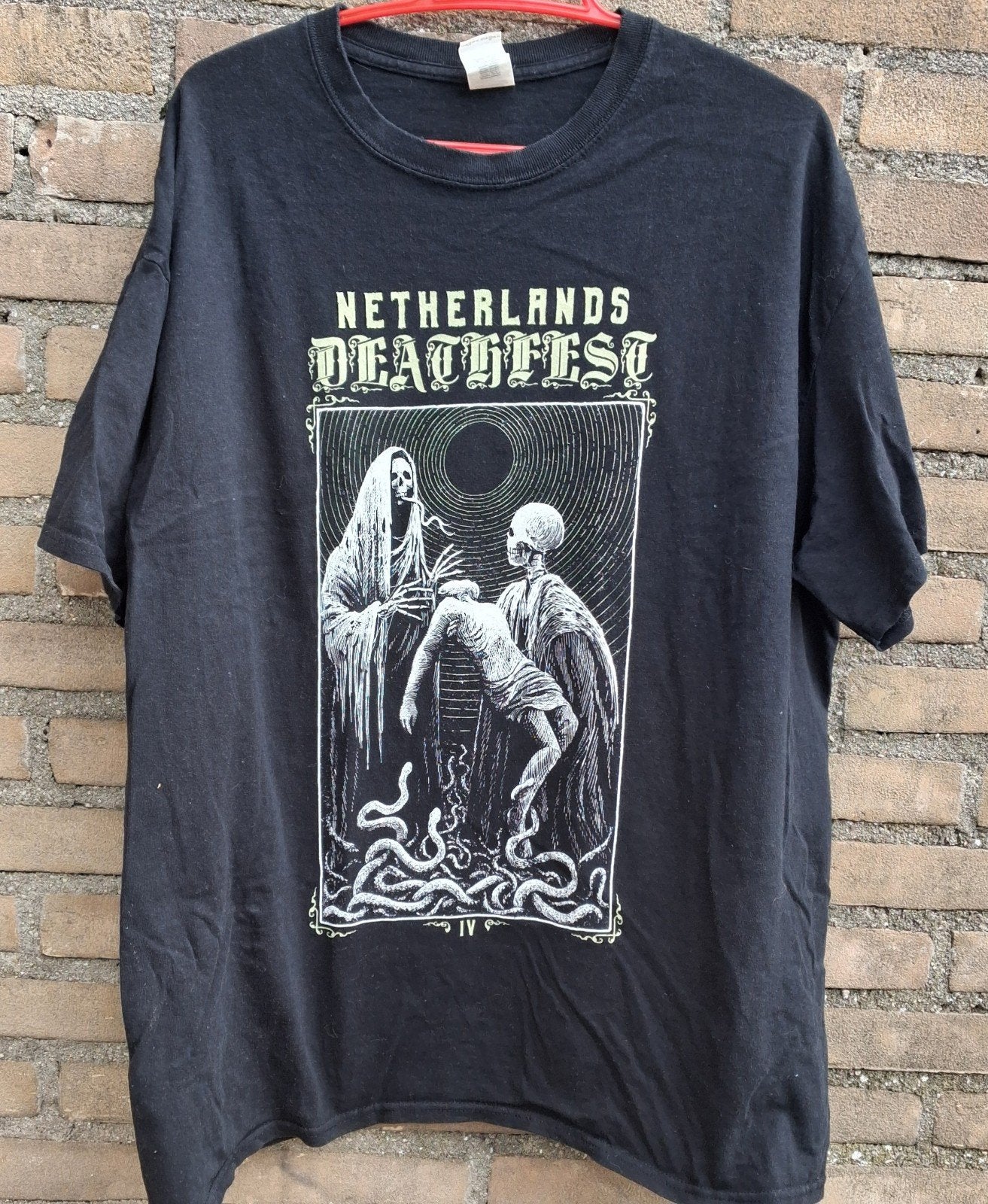 Netherlands Deathfest. 013 Tilburg. 2019. T-shirt.  Maat XL., Ophalen, Zo goed als nieuw, Kleding