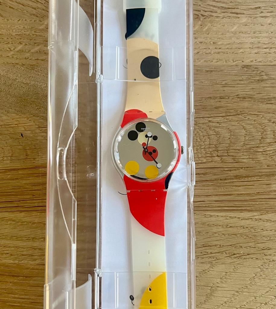 Swatch mirror spot Mickey limited edition, Kunststof, Polshorloge, Swatch, Kunststof