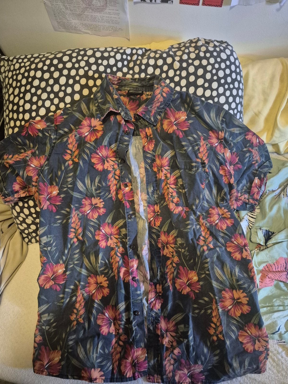 bloemen blouse heren, Ophalen of Verzenden, Zo goed als nieuw, Meerkleurig