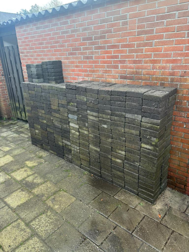 Partij bestrating, Ophalen, Gebruikt