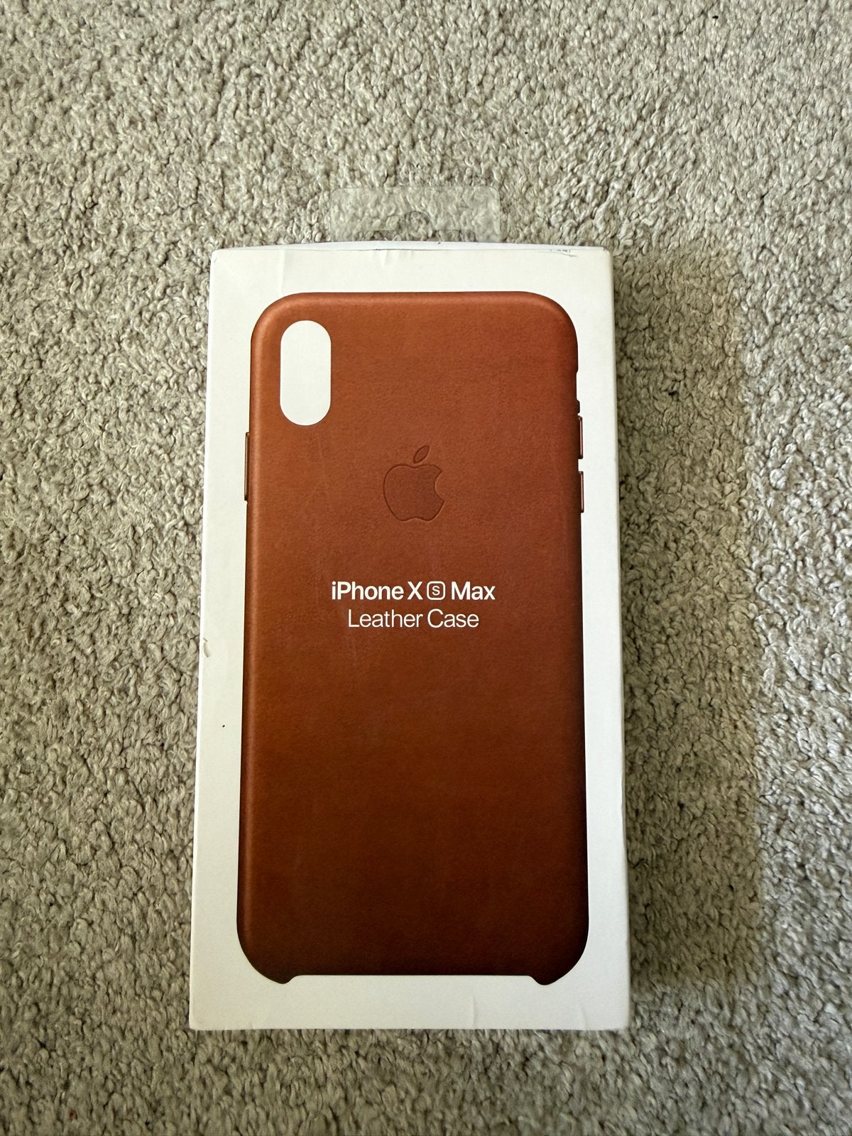 Apple iPhone XS Max Leren Hoesje - Saddle Brown NIEUW, Telecommunicatie, IPhone XS Max, Bruin, Nieuw, Hoesje of Tasje