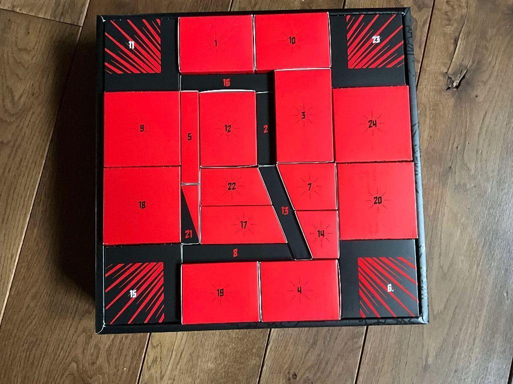 Lege adventkalender van Rammstein, Gebruikt, Pop, Beeldje of Miniatuur, Lege adventkalender van Rammstein, Ophalen of Verzenden