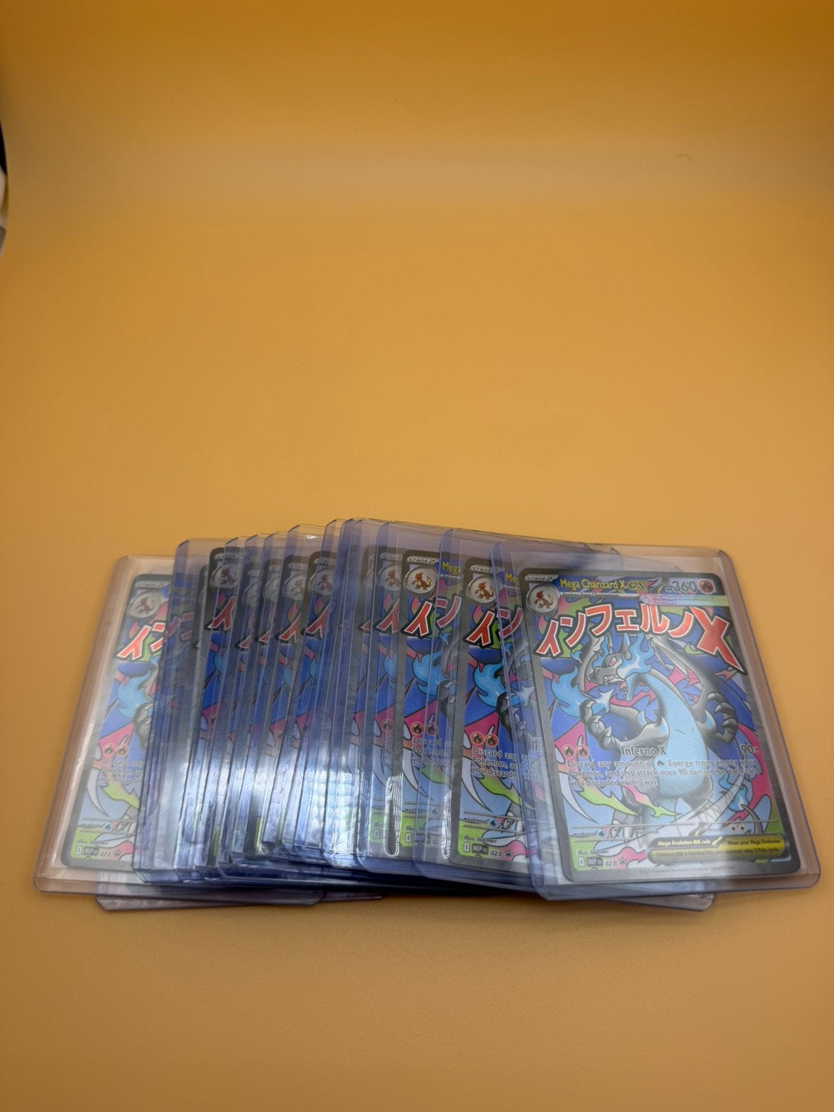 Mega charizard x EX 023 15x beschikbaar, Ophalen of Verzenden, Zo goed als nieuw