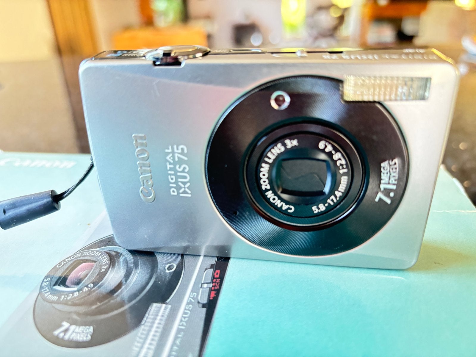 Canon Digital IXUS 75 - Vintage Y2K Compactcamera (Compleet), Audio, Tv en Foto, Fotocamera's Digitaal, Ingebouwde flitser, Canon