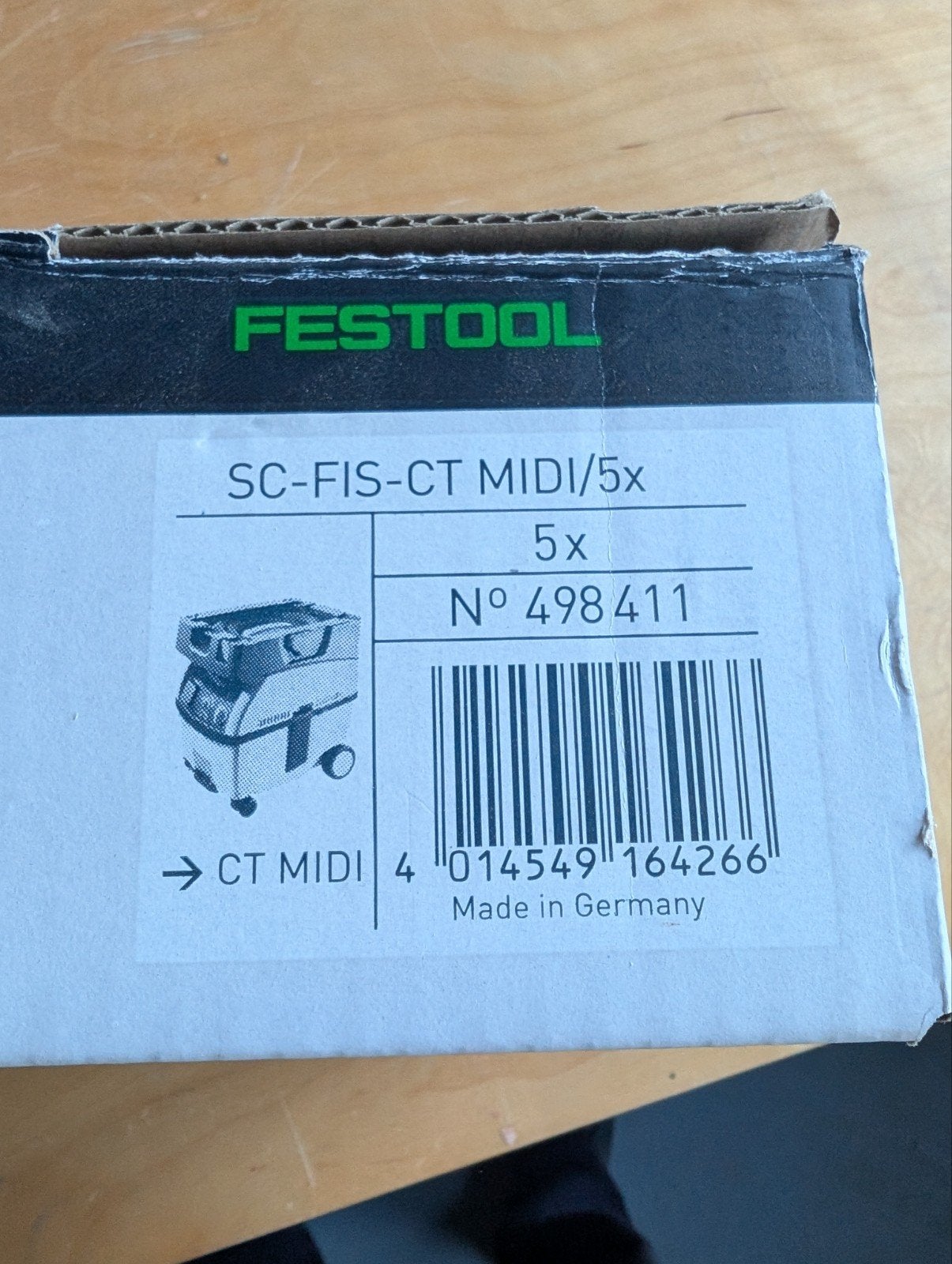 Festool SELF CLEAN filterzakken CT MIDI (4 stuks), Stofzak, Nieuw, Ophalen of Verzenden, Industriële stofzuiger