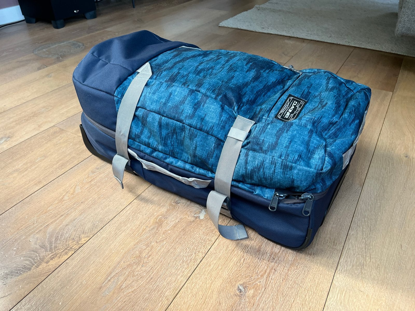 Dakine Reiskoffer Split Roller - Blauw (75L), 30 cm of meer, Blauw, Minder dan 35 cm, Ophalen of Verzenden