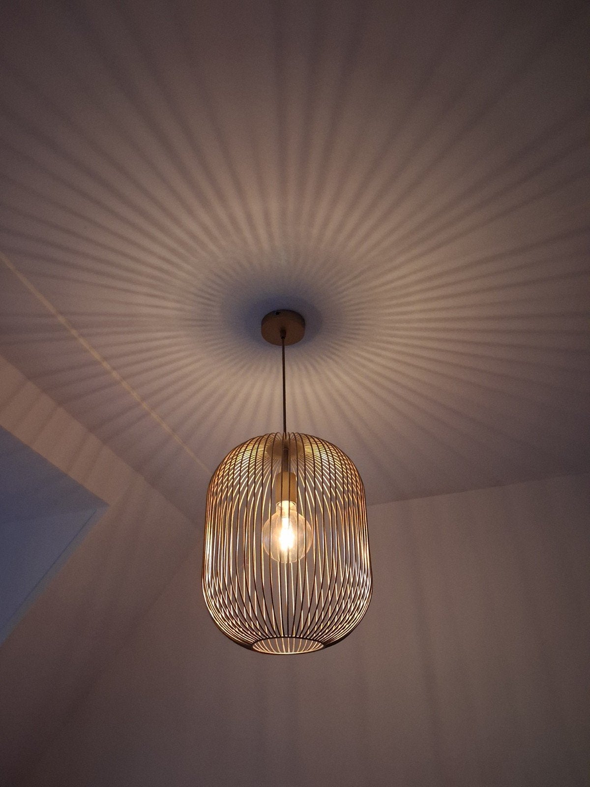 2 gouden lampen van Karwei - Zo goed als nieuw, Ophalen, Zo goed als nieuw, Metaal
