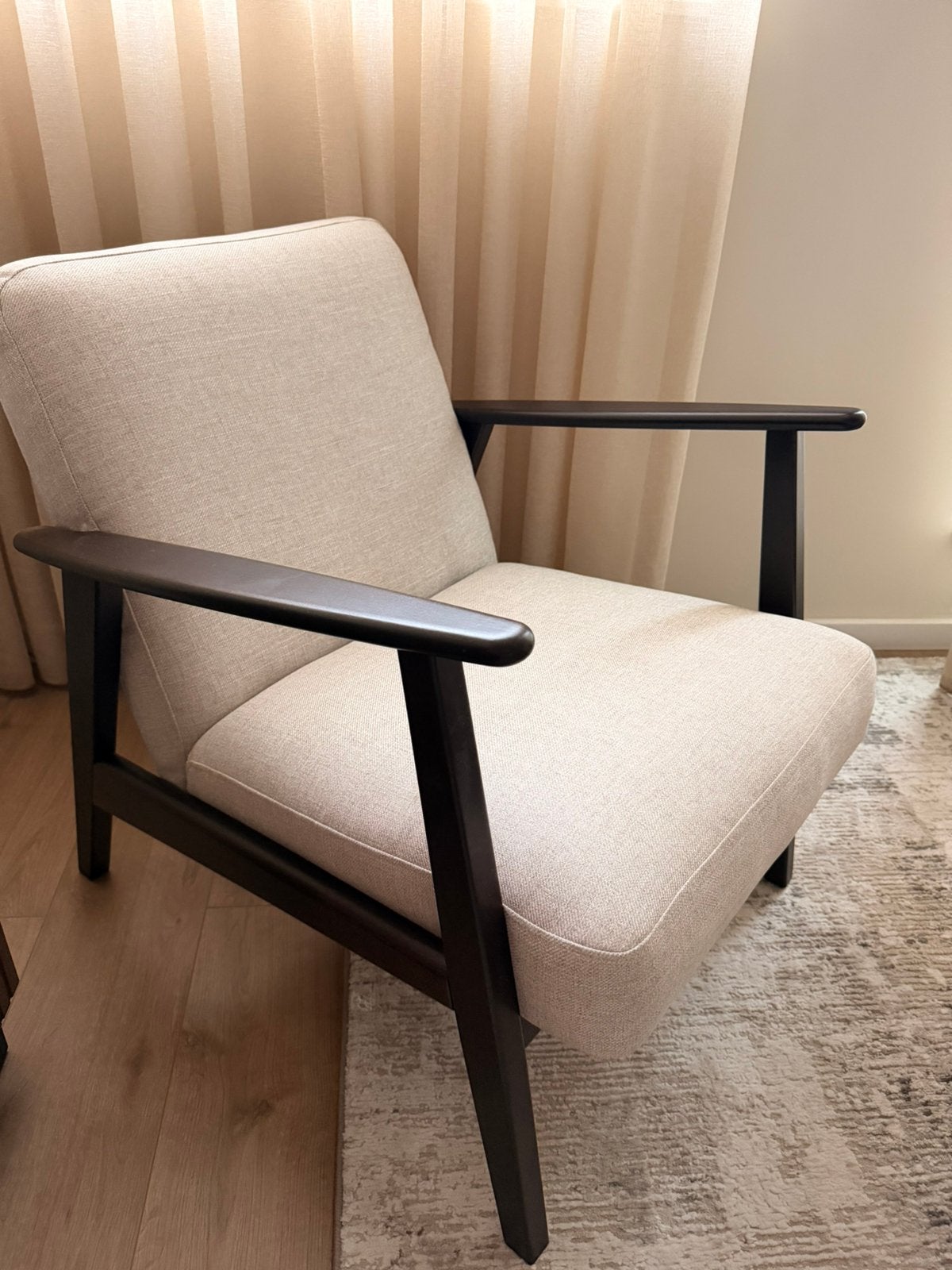 Ikea Ekenäset fauteuil, Huis en Inrichting, Ophalen, 75 tot 100 cm, Zo goed als nieuw, Stof