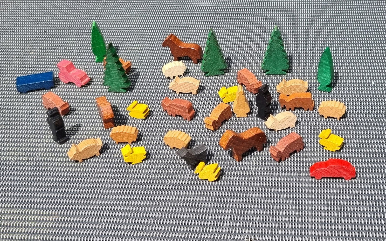 Houten figuren DDR Ertsgebergte - Vintage Speelgoed, Ophalen of Verzenden, Zo goed als nieuw