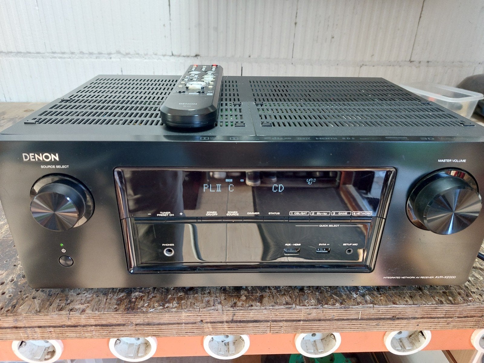 Denon AVR-X2000 AV Receiver -  Staat onbekend, Ophalen, Denon, Zo goed als nieuw, 120 watt of meer