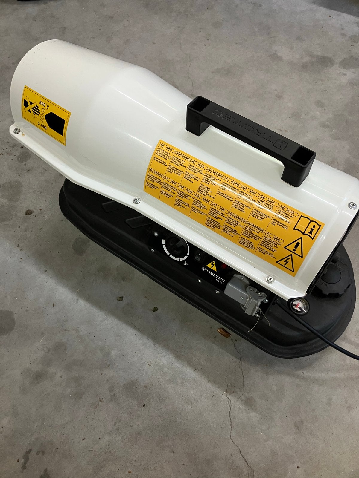 Trotec IDE 20 D Diesel Heater - 20 kW, Zo goed als nieuw, Ophalen of Verzenden, Zo goed als nieuw, Gas