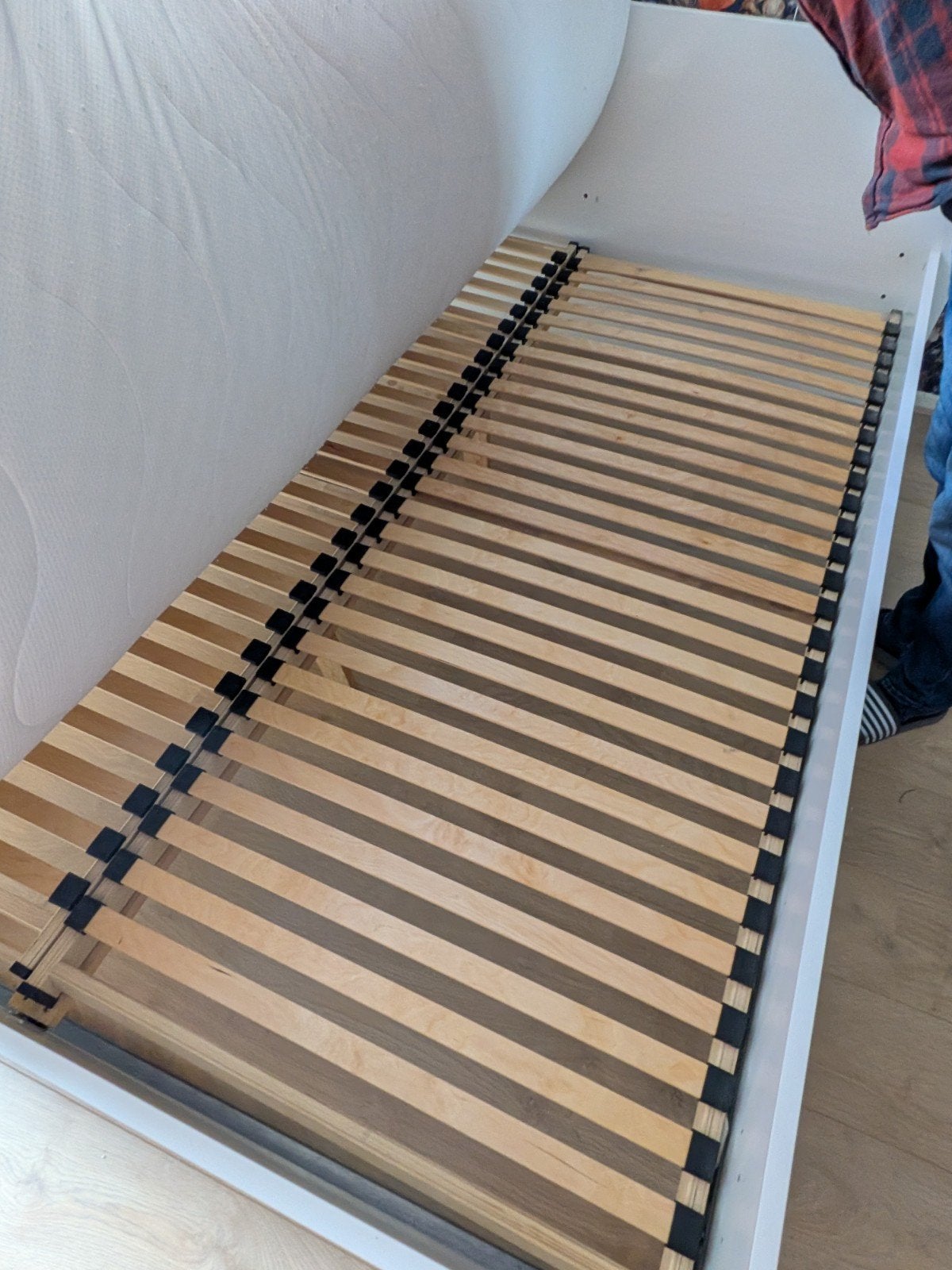 Tweepersoons bed 200x160cm (lxb), Ophalen, Gebruikt, Tweepersoons, Bedbodem